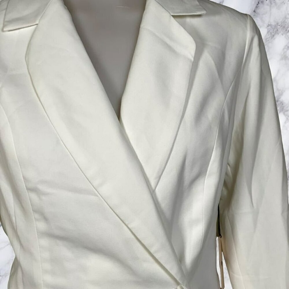 Superdown Armida Button Blazer Dress - Ivory - Picture 9 of 12
